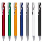 stylo en aluminium soft-touch coloré