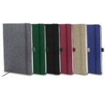 note book a5 en tissu recyclé