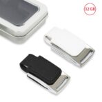 mini usb 32 gb en similicuir et métal