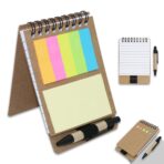 carnet post-it ecologique avec mini stylo